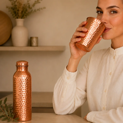 Cu Nordic™ – Kobberflaske | Naturlig renere vann – helt uten plast