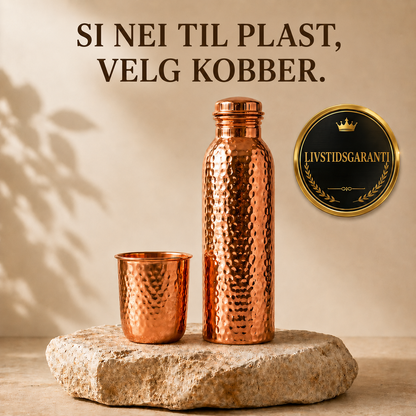 Cu Nordic™ – Kobberflaske | Naturlig renere vann – helt uten plast