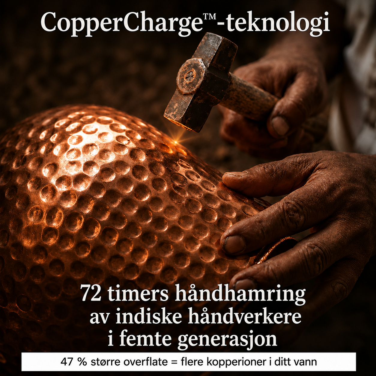Cu Nordic™ – Kobberflaske | Naturlig renere vann – helt uten plast